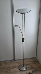 Vloerlamp met leeslamp – allebei dimbaar – izgs!, Huis en Inrichting, Lampen | Vloerlampen, Ophalen, Zo goed als nieuw, Glas, 150 tot 200 cm