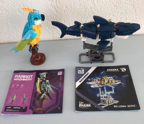 lego papagaai en haai (technisch lego blokjes) €20 samen, Kinderen en Baby's, Speelgoed | Duplo en Lego, Zo goed als nieuw, Ophalen