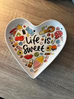 Blond Amsterdam Hartjes Bord - Candy Serie, Porselein of Keramiek, Schaal, Ophalen of Verzenden, Zo goed als nieuw