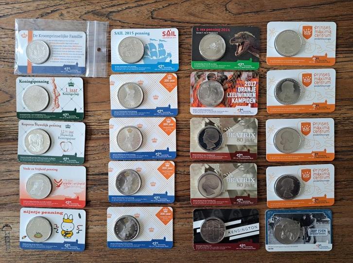 Nederlandse Coincards, Postzegels en Munten, Penningen en Medailles, Overige materialen, Nederland, Ophalen of Verzenden