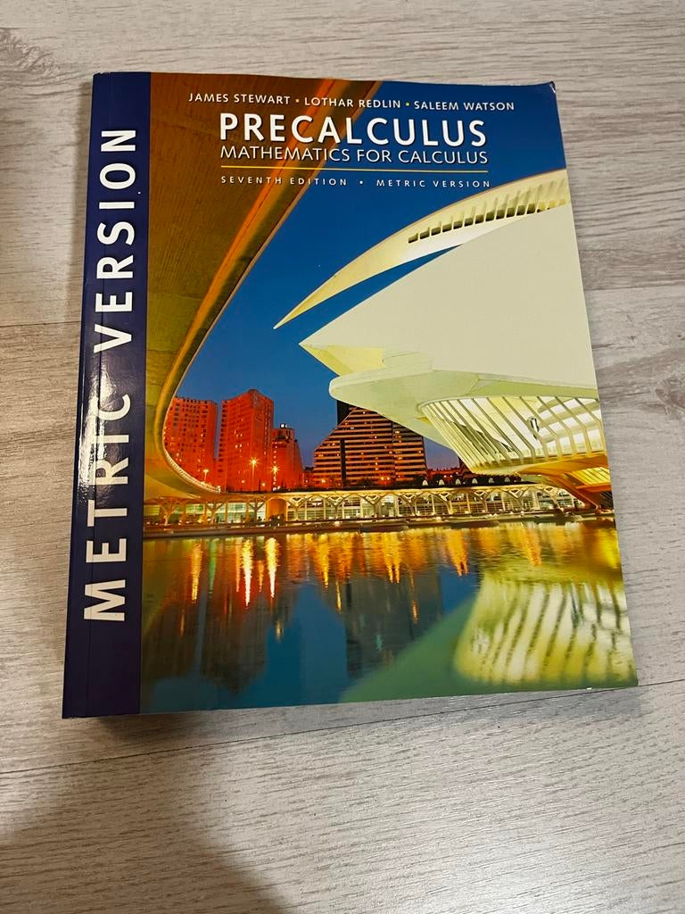 Precalculus: Mathematics for Calculus - 7th Edition, Boeken, Ophalen, Beta, Zo goed als nieuw, HBO