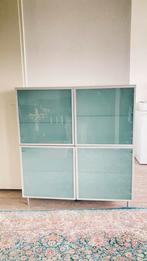 IKEA MATTILA - Vitrinekast, Gebruikt, 100 tot 150 cm, Ophalen of Verzenden, Glas