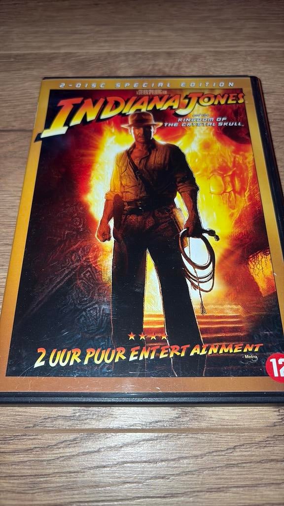 Indiana Jones and the Kingdom of the Crystal Skull op dvd., Vanaf 12 jaar, Ophalen of Verzenden, Zo goed als nieuw