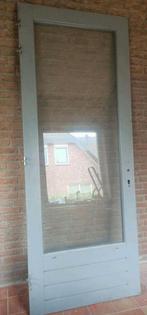 Meranti achterdeur / buitendeur 93x236,5, 3 puntsluiting, Ophalen, Nieuw, Buitendeur, 215 cm of meer