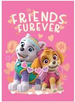 Paw Patrol Fleece Deken - Friends Forever, Meisje, Nieuw, Ophalen of Verzenden, Deken of Dekbed