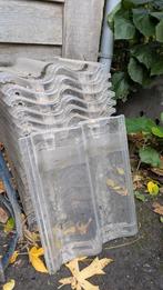 21 Transparante sneldekpannen (Lichtpannen), Doe-het-zelf en Verbouw, Dakpannen en Dakbedekking, Ophalen, Minder dan 5 m²