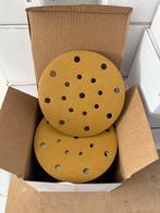 Schuurpapier klittenband 150mm 17 stofgaten nieuw 50 stuks, Doe-het-zelf en Verbouw, Gereedschap | Schuurmachines, Ophalen of Verzenden