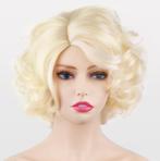 Blonde Korte Krullende Dames Pruik Vrouwen Korte Blond Haar, Sieraden, Tassen en Uiterlijk, Uiterlijk | Haarverzorging, Verzenden