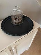 Decoratief dienblad, Huis en Inrichting, Woonaccessoires | Dienbladen, Ophalen, Zo goed als nieuw, Rond, Overige materialen