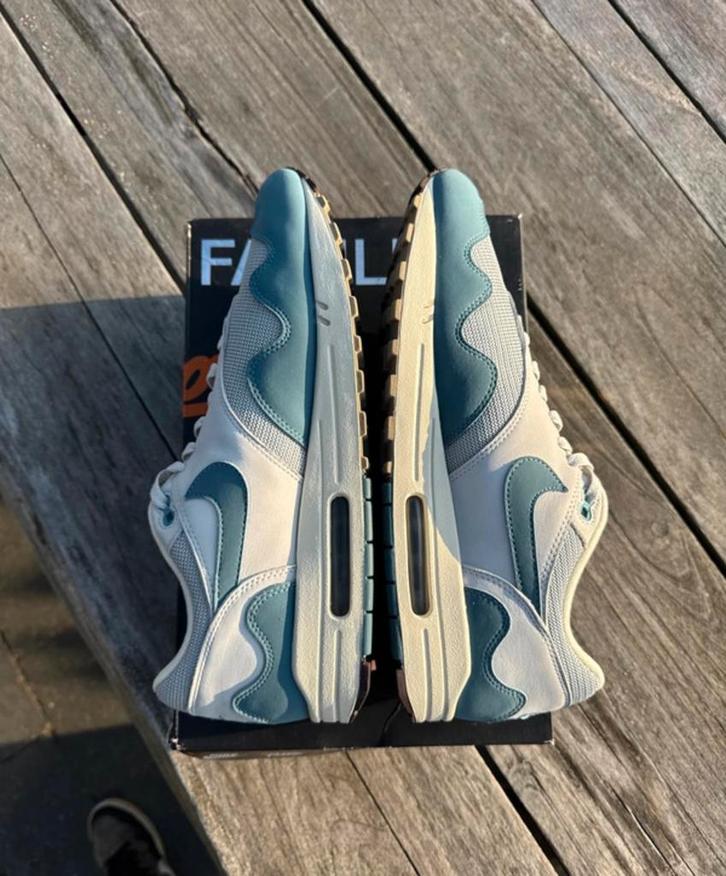 Nike Air Max 1 Patta Aqua 47,5 Eu, Kleding | Heren, Schoenen, Zo goed als nieuw, Sneakers of Gympen, Overige kleuren, Ophalen of Verzenden