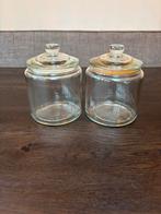 Glazen voorraadpot, Ophalen of Verzenden, Zo goed als nieuw, Glas, Pot, Bus of Blik
