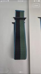 Apple watch sport blauw groen band 45mm, Apple Watch ⌚️, Blauw, IOS, Nieuw