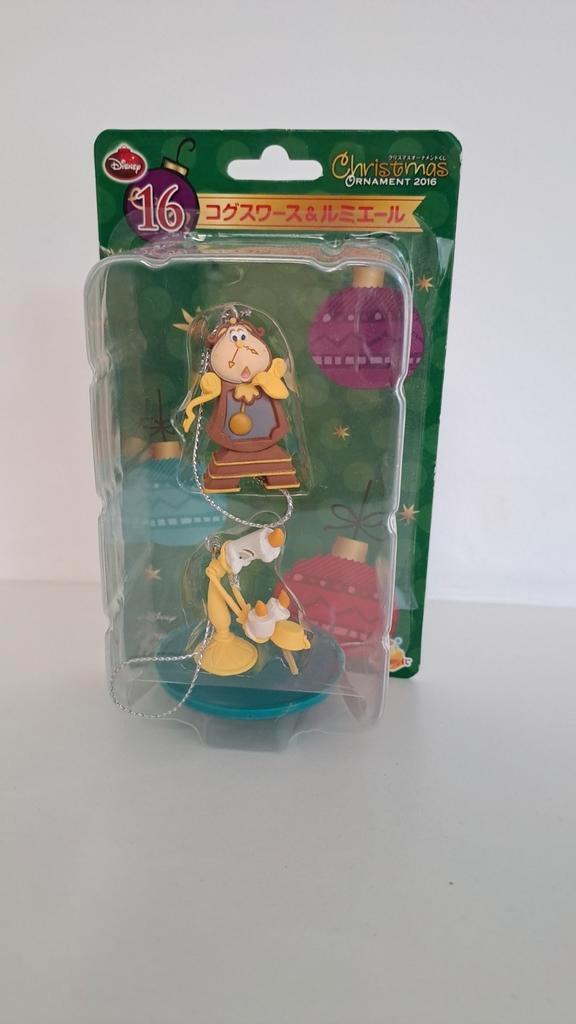 Disney ornamenten belle en het beest, Verzamelen, Disney, Zo goed als nieuw, Beeldje of Figuurtje, Assepoester of Belle, Ophalen of Verzenden