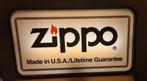 Reclamebord / lichtbak Zippo, Verzamelen, Ophalen, Gebruikt, Reclamebord