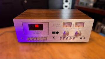 Akai CS-705D • Klassiek 2-kops Deck • GEREVISEERD  beschikbaar voor biedingen