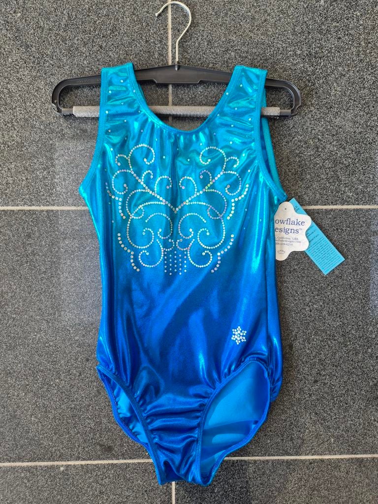 Turnpakje maat AM 158 164 XS S blauw, Sport en Fitness, Turnen, Nieuw, Turnpak(je), Kindermaat 146 t/m 176, Ophalen of Verzenden