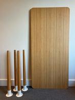 IKEA HILVER / ANFALLARE Bureau tafel - Bamboe, Huis en Inrichting, 100 tot 150 cm, Zo goed als nieuw, Rechthoekig, Overige houtsoorten