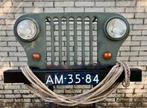Wallpiece JEEP CJ Army Wandlamp met LED verlichting, Ophalen, Landmacht, Amerika, Kunstobject