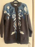 Vintage mohair mix gebreid vest oversized XL, Kleding | Dames, Ophalen of Verzenden, Zo goed als nieuw, Maat 46/48 (XL) of groter