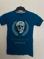 Philipp Plein T-shirt Jongens Skull Print, Ophalen of Verzenden, Zo goed als nieuw, Maat 46 (S) of kleiner, Blauw