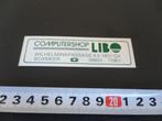 sticker boxmeer computershop LIBO, Ophalen, Zo goed als nieuw, Bedrijf of Vereniging