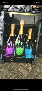 Nieuw Glas Schilderij - Champagne, Ophalen