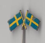 Zweden Vlaggen speldje, Verzamelen, Speldjes, Pins en Buttons, Gebruikt, Niet vindbaar, Niet vindbaar, Speldje of Pin