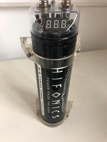 Hifonics 2.0 Farad Power Capacitor beschikbaar voor biedingen