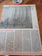 Artikel Sint Willibrordus Amsterdam Pierre Cuypers 1953, Verzamelen, Tijdschriften, Kranten en Knipsels, 1940 tot 1960, Knipsel(s)