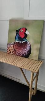 Kleurrijk schilderij fazant., Gebruikt, Wanddecoratie, Ophalen