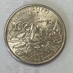 1/4 dollar Amerika Mississippi 2002, Postzegels en Munten, Munten | Amerika, Ophalen of Verzenden, Noord-Amerika