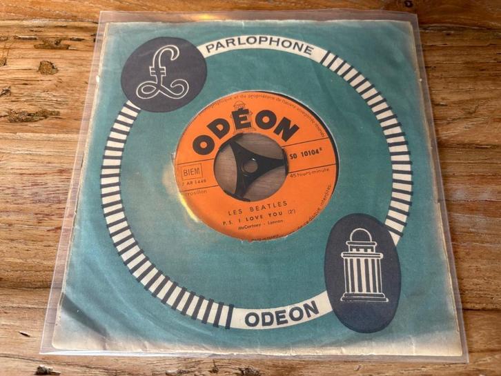 The Beatles, Franse “jukebox-only” pressing (NM), Cd's en Dvd's, Vinyl | Pop, Zo goed als nieuw, 1960 tot 1980, Overige formaten