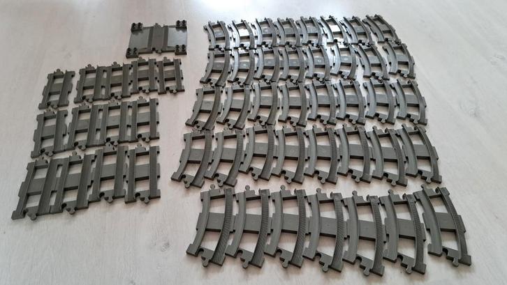 Grote hoeveelheid Duplo treinbaan rails 52 stuks, Kinderen en Baby's, Speelgoed | Duplo en Lego, Gebruikt, Duplo, Ophalen of Verzenden