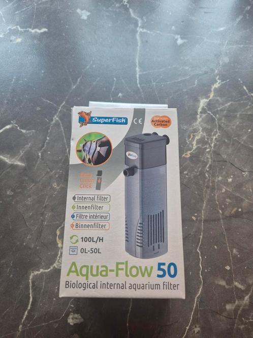 de SuperFish Aqua-Flow 50 Z.G.A.N, Dieren en Toebehoren, Vissen | Aquaria en Toebehoren, Zo goed als nieuw, Filter of Co2, Ophalen of Verzenden