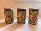 Vintage Blikken Voorraadbussen - Thee, Koffie, Suiker, Antiek en Kunst, Ophalen of Verzenden
