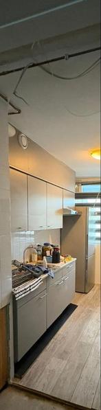 Complete Keuken - Grijs, Huis en Inrichting, Keuken | Complete keukens, Gebruikt, Enkelwandige keuken, Ophalen of Verzenden, Kunststof
