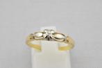 14 karaat bicolor gouden ring met Diamant 1695-G, Eu, Gebruikt, Eu, Ophalen of Verzenden