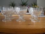 6 dessertglazen kristalglas, ongebruikt, Ophalen, Nieuw, Glas, Overige stijlen