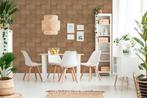 Roestbruin behang 38201-4, Ophalen of Verzenden, Minder dan 10 m², MODERN