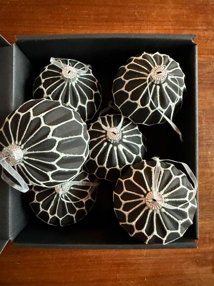 7x kerstballen van de Intratuin, Diversen, Kerst, Zo goed als nieuw, Ophalen of Verzenden