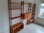 Midcentury deens design boeken rek/kast, Ophalen, Zo goed als nieuw, 25 tot 50 cm