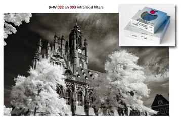 B+W infrarood filters 092 en 093 beschikbaar voor biedingen