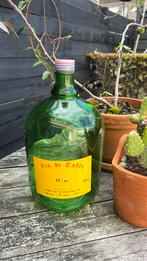 Leuke vintage brocante wijnfles, Antiek en Kunst, Ophalen of Verzenden