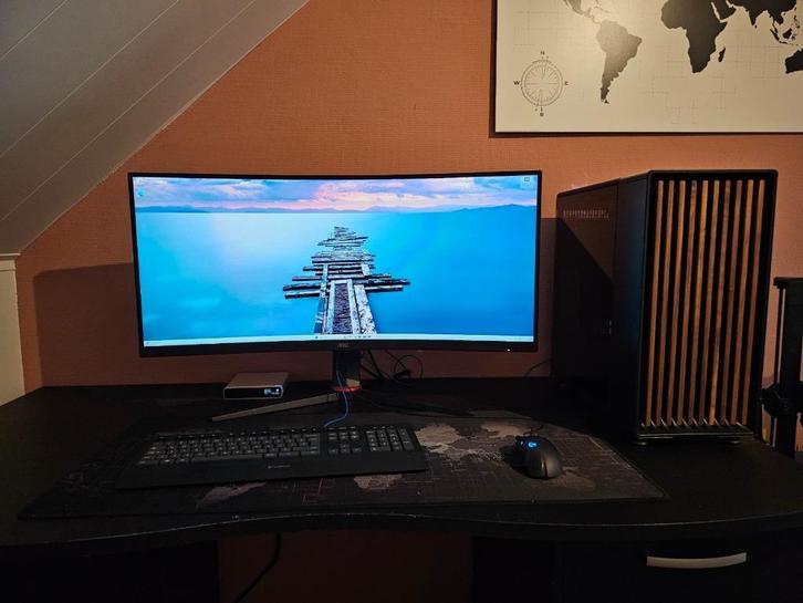 Gaming setup RTX 3080, Computers en Software, Desktop Pc's, Zo goed als nieuw, 3 tot 4 Ghz, SSD, 16 GB, Met videokaart, Met monitor