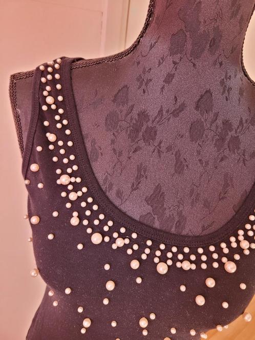 May by shining star jurkje met kraaltjes en leuke rug maat S, Kleding | Dames, Jurken, Nieuw, Maat 36 (S), Zwart, Knielengte, Ophalen of Verzenden