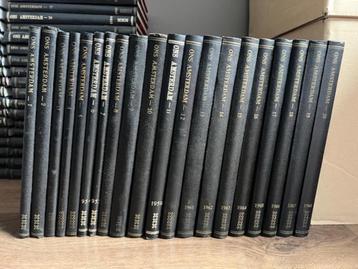 Ons Amsterdam nr 1 t/m 62 gebonden luxe delen + register beschikbaar voor biedingen