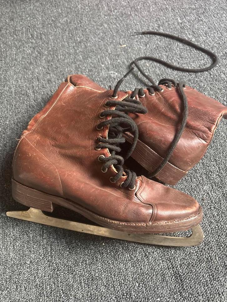 Oude Kunstschaatsen - Vintage Look, Sport en Fitness, Schaatsen, Gebruikt, Kunstschaatsen, Overige merken, Ophalen of Verzenden