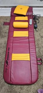 Pro-Massage de Luxe Massagemat met Warmte, Sport en Fitness, Ophalen of Verzenden, Gebruikt, Massagestoel of Kussen