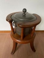 Antieke commodepot / nachtspiegelhouder / tin, Antiek en Kunst, Antiek | Meubels | Tafels, Ophalen of Verzenden