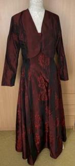 Lange jurk met bijp. Jasje maat 42 [v], Kleding | Dames, Gelegenheidskleding, Ophalen of Verzenden, Zo goed als nieuw, Maat 42/44 (L)